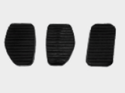 تصویر از مجموعه لاستیک روی پدال کلاچ و ترمز و گاز 405