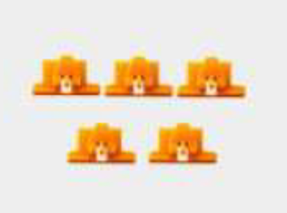 تصویر از خار آبگیر درب پراید - زرد - بیرونی - خورشید