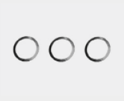 تصویر از واشر تنظیم دیفرانسیل پراید - کوچک - خورشید