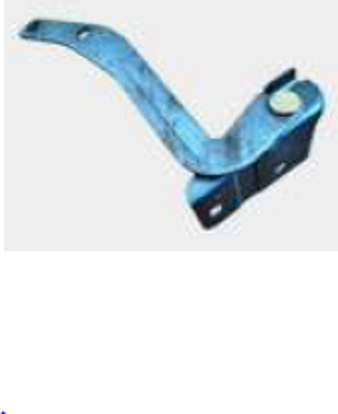 تصویر از لولای درب موتور پراید - راست - خورشید