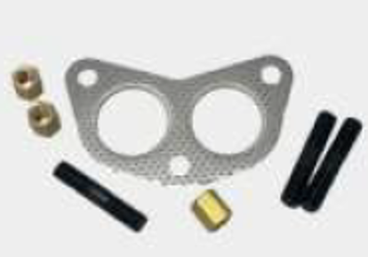 تصویر از مجموعه پیچ و مهره گلویی اگزوز پیکان - خورشید