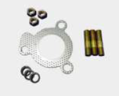 تصویر از مجموعه پیچ و مهره گلویی اگزوز پراید - خورشید