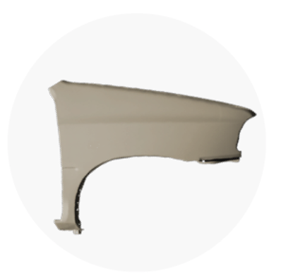 تصویر از گلگیر جلو پراید صبا - راست - بدون سوراخ - اخوت