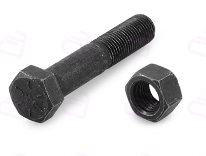 تصویر از پیچ و مهره و واشر فنری گاردان نیم دنده - خورشید